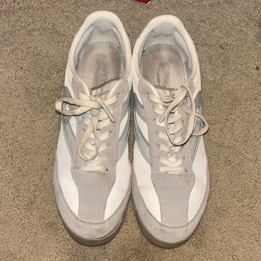 Tretorn Light Gray and White Casual Shoes